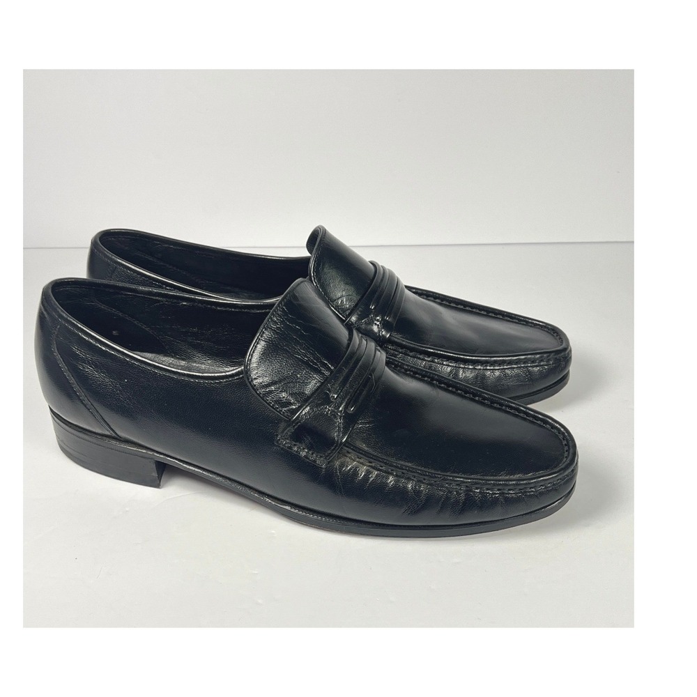 Florsheim Como Strap Formal Dress Moc Toe Loafer Shoes Men Size 11 D 17089-01